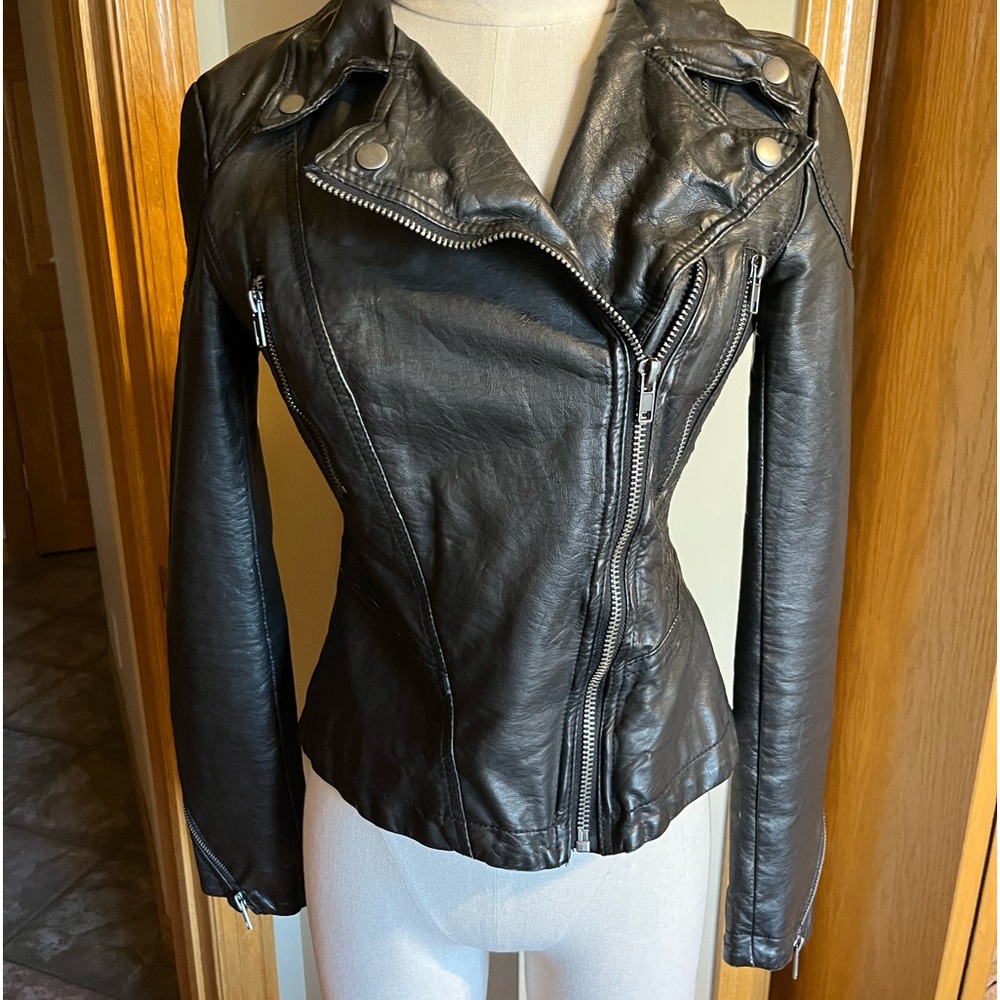 Free People Vegan Leather Jacket